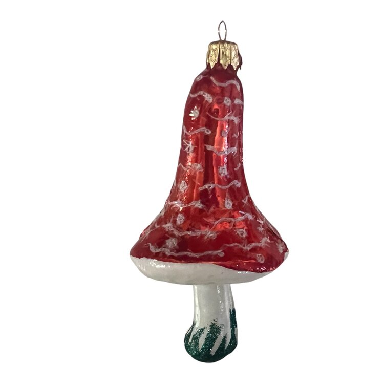 Christmas Ornament Pointed Mushroom