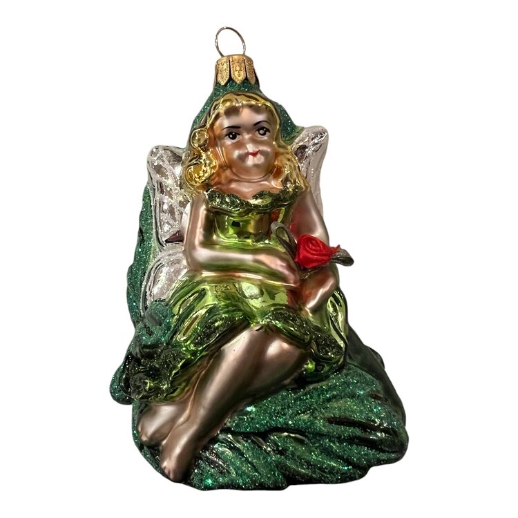 Christmas Ornament Little Elf in the Forrest