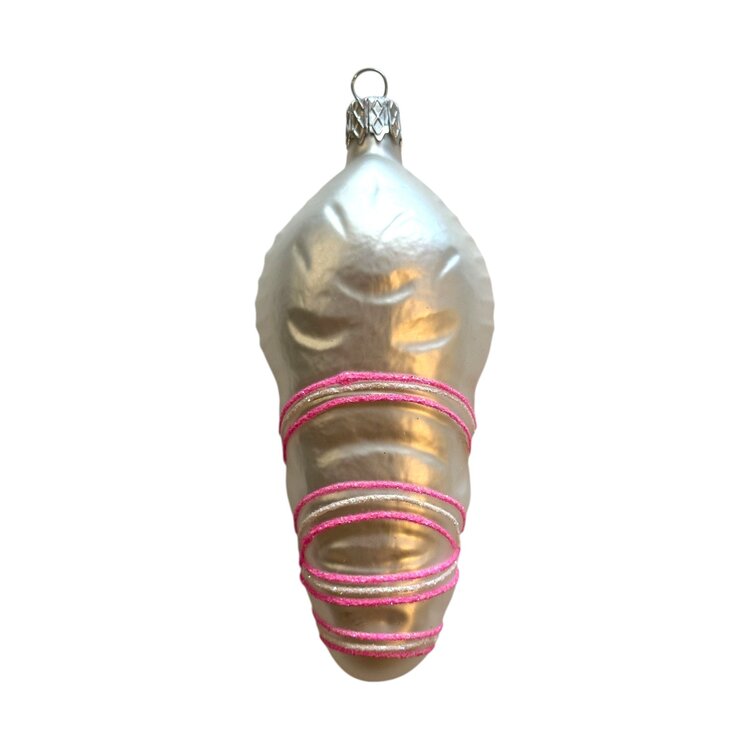 Kerstbal Baby'tje Roze