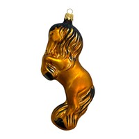 Christmas Decoration Rearing Horse Brown