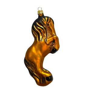 Christmas Decoration Rearing Horse Brown