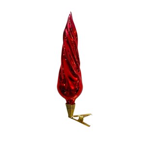Kerstclip Pegel Rood