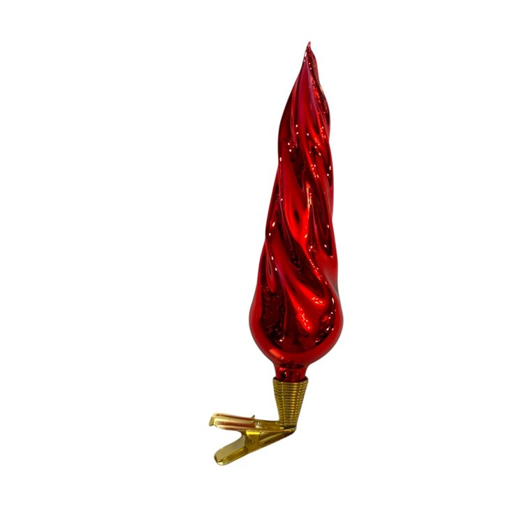 Christmas Clip Swirl Red