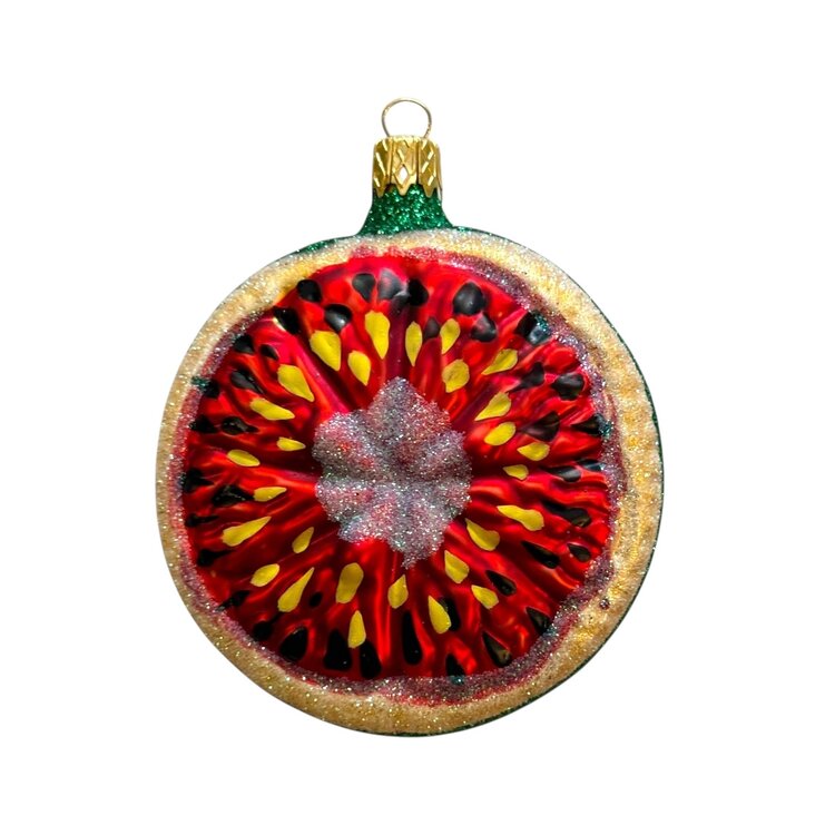 Kerstbal Meloen Schijfje