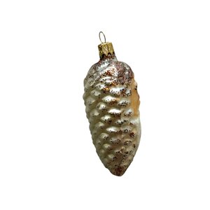 Christmas Ornament Santa Face in Pinecone