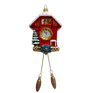 Kerstbal Rode Koekoeksklok