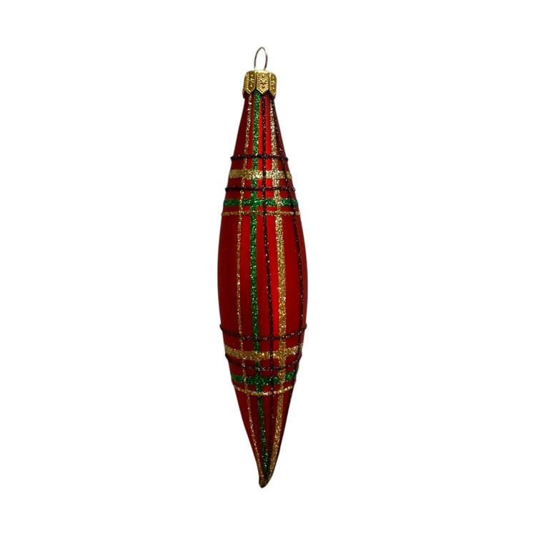 Christmas Decoration Tartan Slim