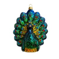 Christmas Decoration Magnificent Peacock