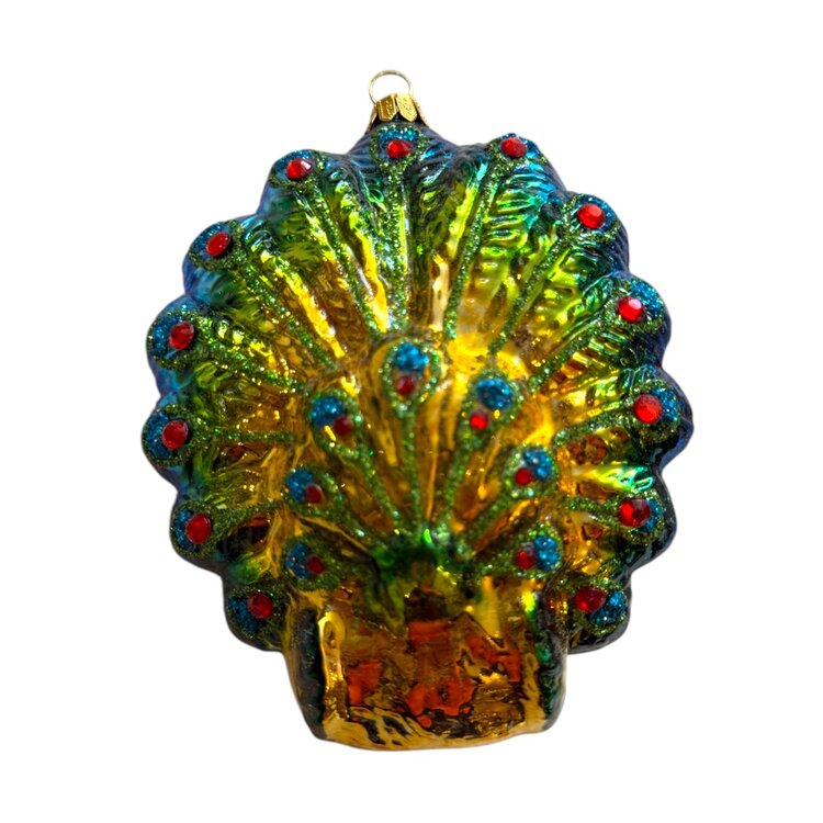 Christmas Decoration Magnificent Peacock