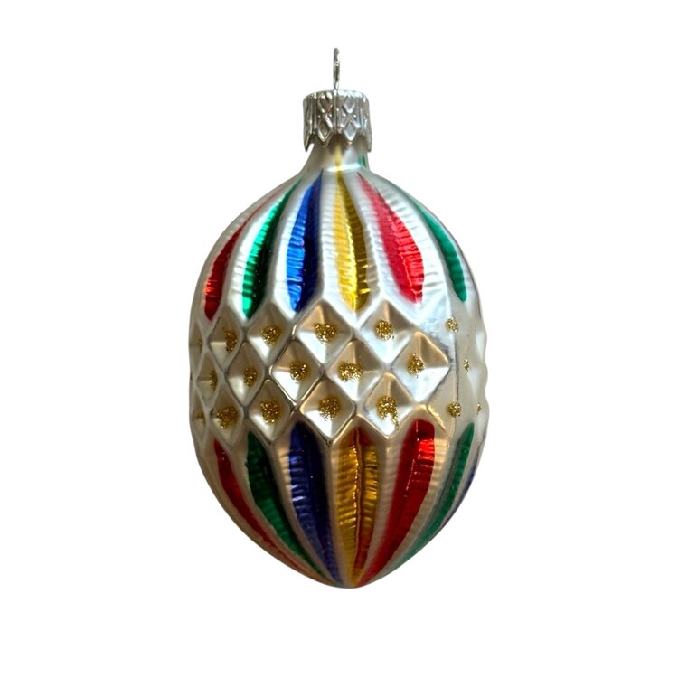 Christmas Ornament Multicolour Satinated