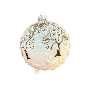 Kerstbal Winterse Bomen