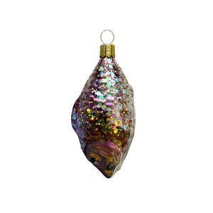 Kerstbal Visje Zilver