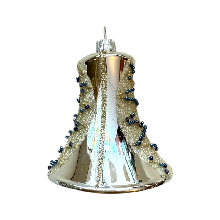 Christmas Decoration Large Silver Bell