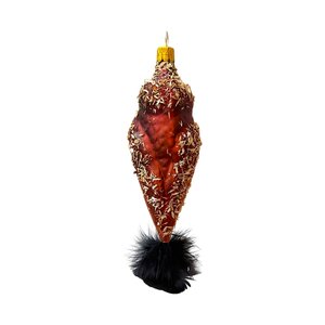 Christmas Decoration Owl With Feather Tail