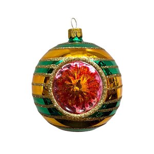 Christmas Decoration Reflector With Stripes