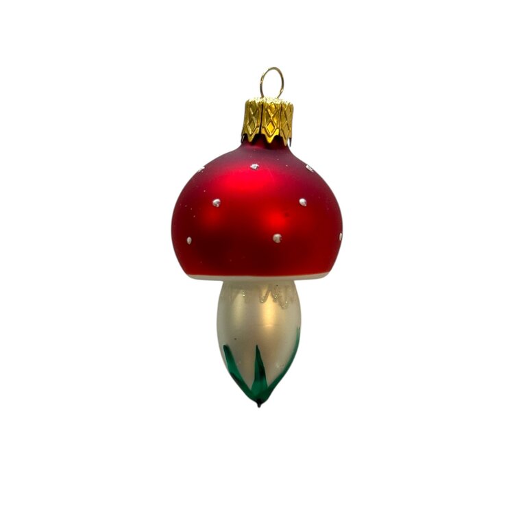 Kerstbal Paddenstoeltje in het Gras