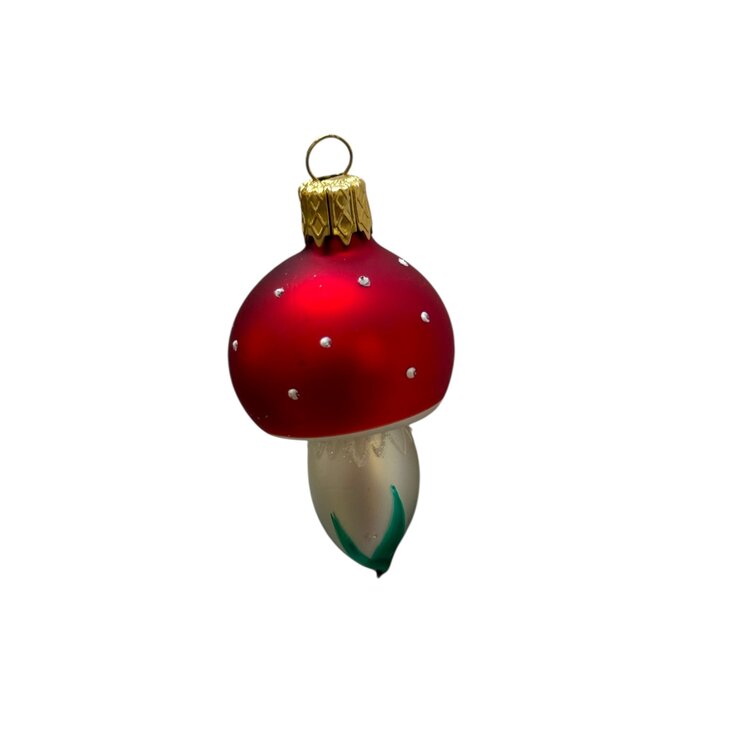 Kerstbal Paddenstoeltje in het Gras