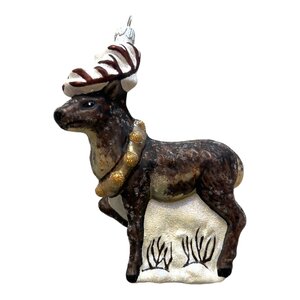 Christmas Ornament Reindeer in the Snow