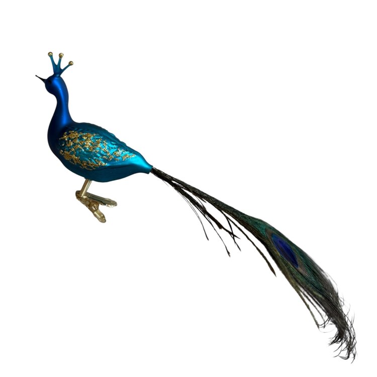 Christmas Ornament Proud Peacock