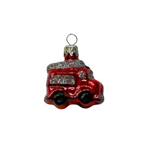 Kerstbal Brandweerauto Mini