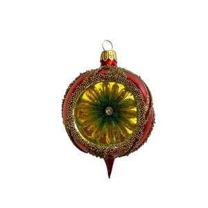 Christmas Decoration Reflector Red Small