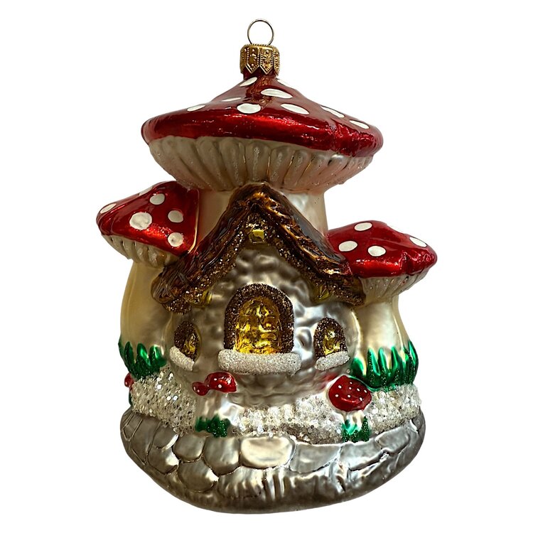 Christmas Ornament Mushroom House