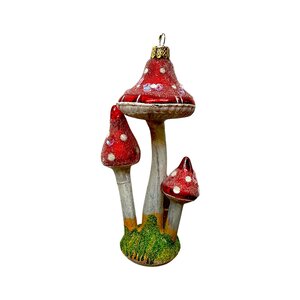 Kerstbal Groepje Paddenstoelen