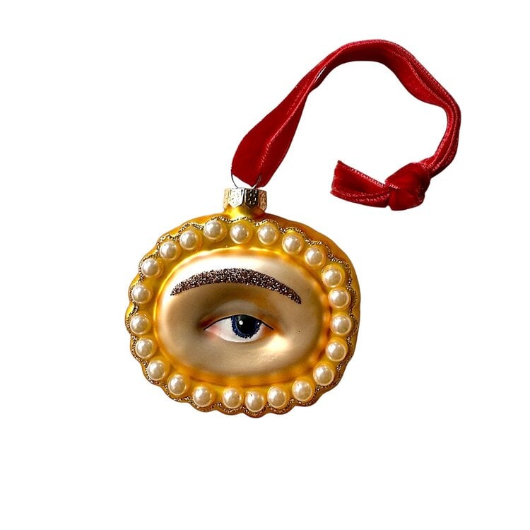 Christmas Ornament Lover's Eye Small