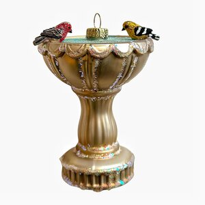 Kerstbal Vogelbad