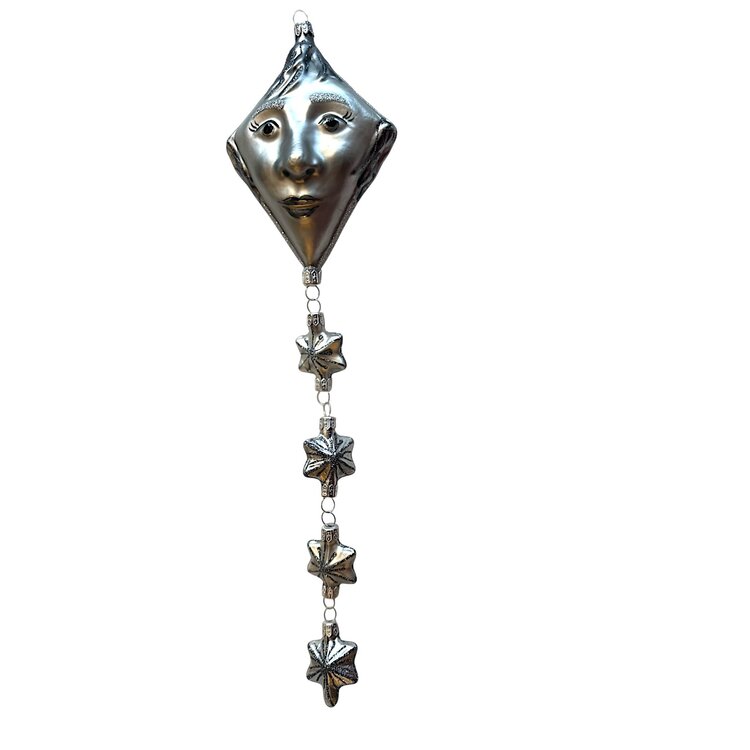 Kerstbal Vlieger Zilver