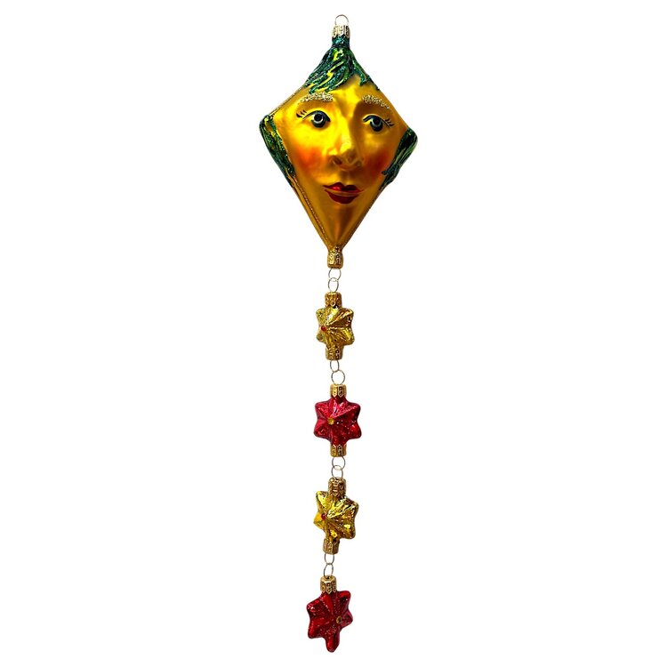 Kerstbal Vlieger Goud