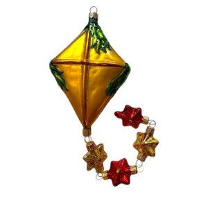 Kerstbal Vlieger Goud