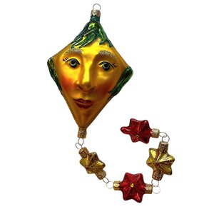 Kerstbal Vlieger Goud