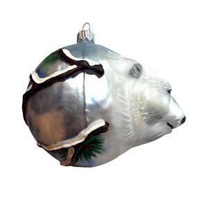 Kerstbal IJsbeer Kop