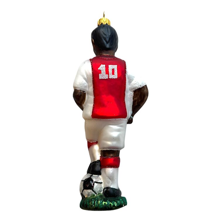 Kerstbal Zwarte Voetballer