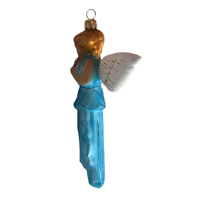 Christmas Ornament Slender Blue Angel