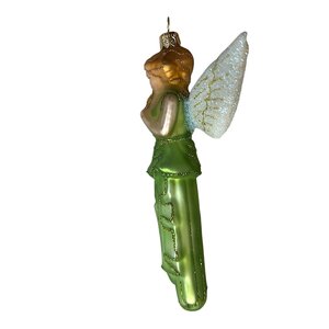 Christmas Ornament Slender Green Angel