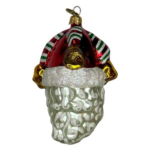 Christmas Ornament Santa with Bells