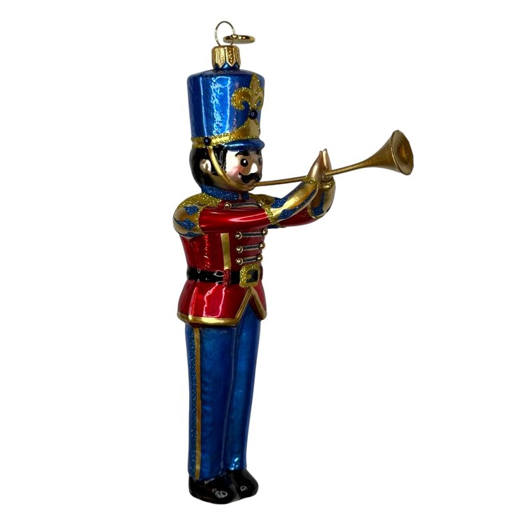 Christmas Ornament Soldier with Trumpet