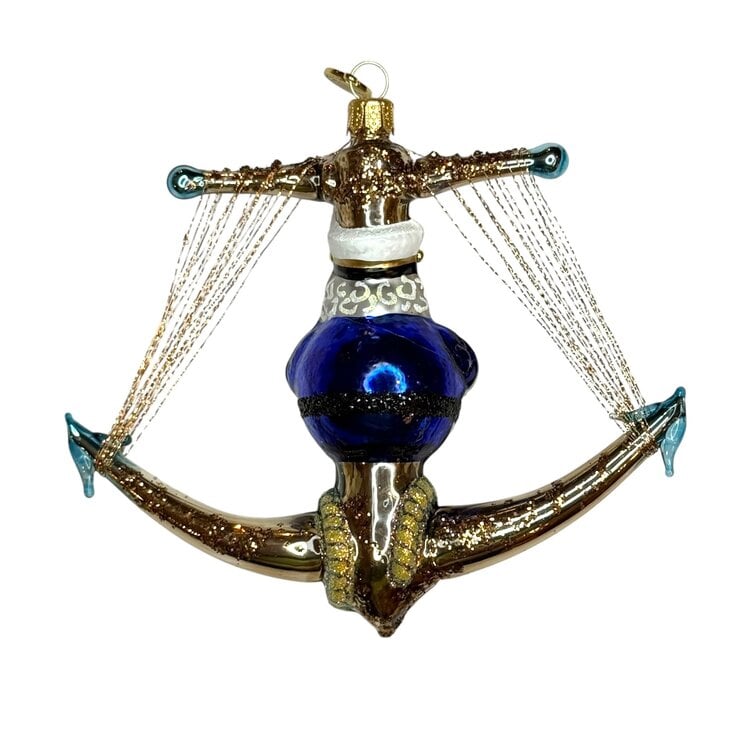 Christmas Ornament Captain in an Anchor