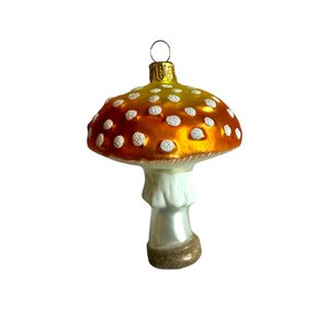 Christmas Ornament Orange Mushroom