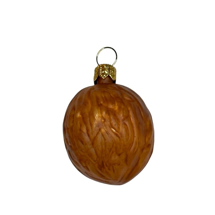 Kerstbal Walnoot Half Bol