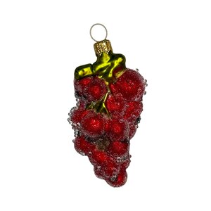 Christmas Ornament Red Currants Frosted