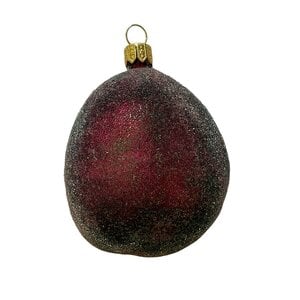 Kerstbal Passievrucht Half Frosted