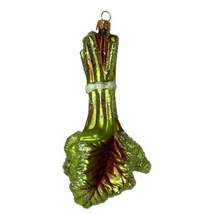 Christmas Decoration Rhubarb Frosted