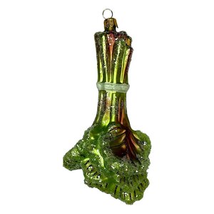 Christmas Ornament Rhubarb Frosted