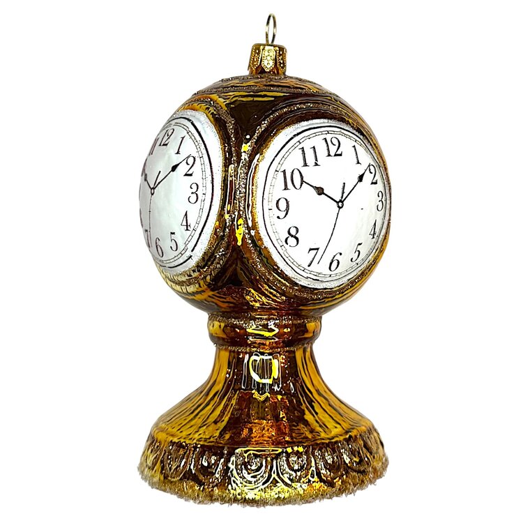 Christmas Ornament Grand Central Clock