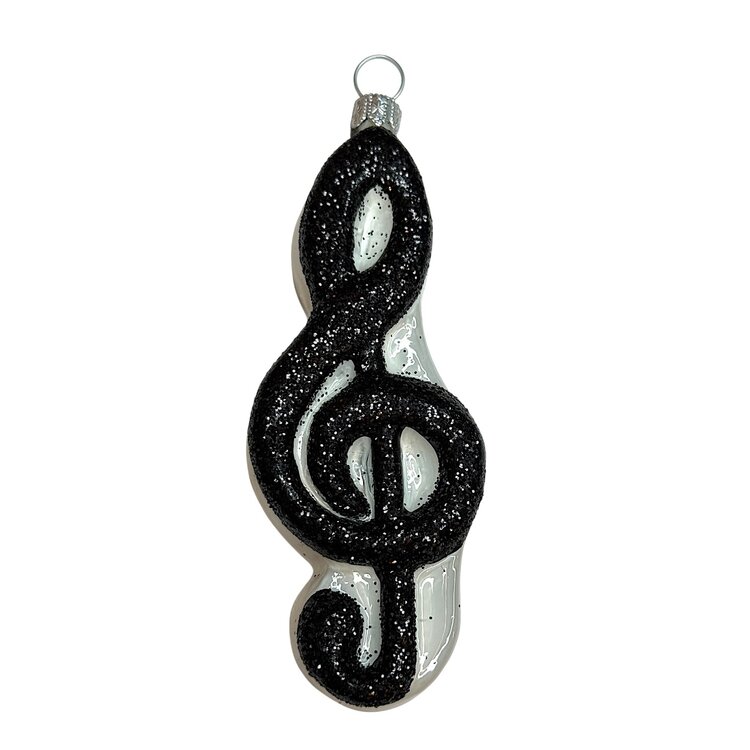 Christmas Ornament Treble Clef