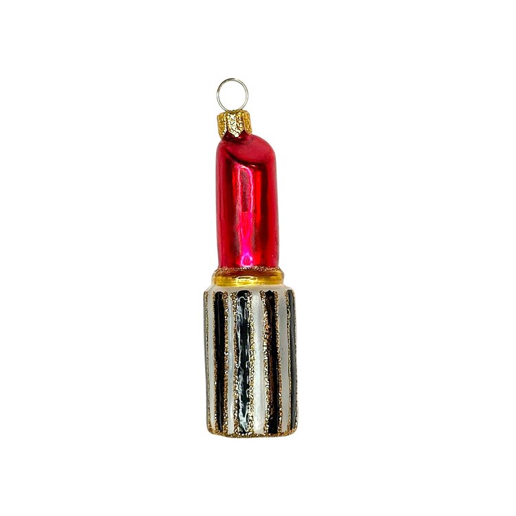 Christmas Ornament Red Lipstick