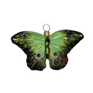 Christmas Decoration Butterfly Green
